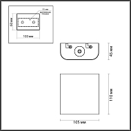 Настенный светодиодный светильник Odeon Light Magnum 4212/2WL Image 2