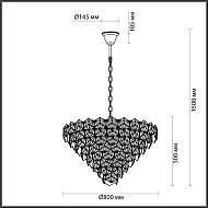 Подвесной светильник Odeon Light Talerti 4923/12 Image 2