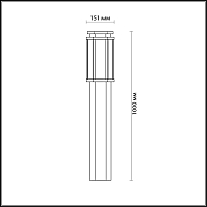 Уличный светильник Odeon Light Gino 4048/1F Image 2