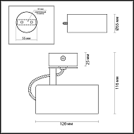 Спот Odeon Light Corse 3872/1C Image 2