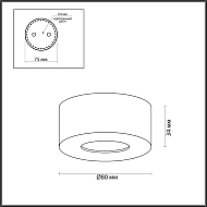 Потолочный светодиодный светильник Odeon Light Bene 4283/7CL Image 2