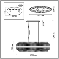 Подвесная люстра Odeon Light Ida 4639/16 Image 3