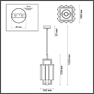 Бра Odeon Light Edera 4976/1W Image 3