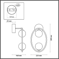 Бра Odeon Light Slota 4807/2W Image 3