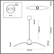 Подвесной светильник Odeon Light Birds 4903/1B Image 3