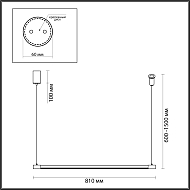 Подвесной светодиодный светильник Odeon Light Fillini 4335/9L Image 2