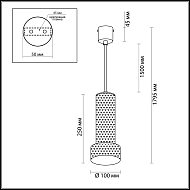 Подвесной светильник Odeon Light Afra 4741/5L Image 2