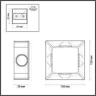 Настенный светодиодный светильник Odeon Light Balla 4251/4WL Image 3