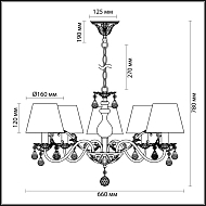 Подвесная люстра Odeon Light Magali 3229/5 Image 3