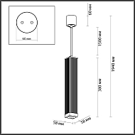 Подвесной светильник Odeon Light Cubi 4790/5L Image 3