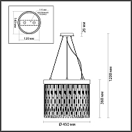 Подвесная люстра Odeon Light Refano 4848/5 Image 3