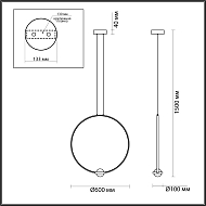 Подвесной светодиодный светильник Odeon Light Gota 4337/27L Image 3