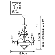 Подвесная люстра Osgona Classic 700511 Image 1