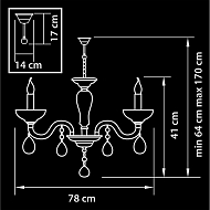 Подвесная люстра Osgona Artifici 719088 Image 2