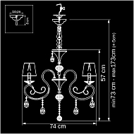 Подвесная люстра Osgona Ricerco 693082 Image 3