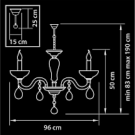 Подвесная люстра Osgona Artifici 719108 Image 1