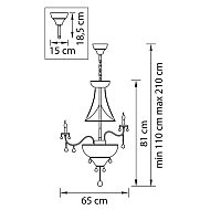 Подвесная люстра Osgona Classic 700164 Image 2