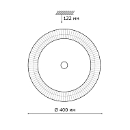 Настенно-потолочный светодиодный светильник Sonex Brilliance 2038/DL Image 3