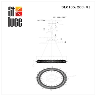 Подвесной светодиодный светильник ST Luce Lucchero SL6105.203.01 Image 3