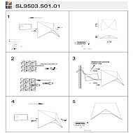 Уличный настенный светодиодный светильник ST Luce Canneto SL9503.501.01 Image 1