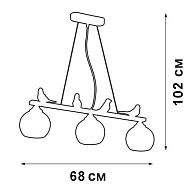 Подвесная люстра Vitaluce V1797-0/3S Image 1