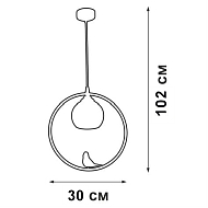 Подвесной светильник Vitaluce V1797-0/1S Image 1