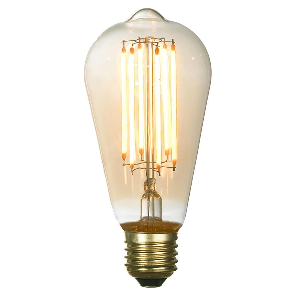 Лампа светодиодная Е27 6W 2700K янтарная GF-L-764