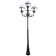 Садово-парковый светильник Arte Lamp Monaco A1497PA-4BK - купить онлайн в интернет-магазине Люстра-Тут (Санкт-Петербург) недорого