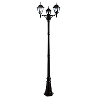 Садово-парковый светильник Arte Lamp Bremen A1017PA-3BK - купить онлайн в интернет-магазине Люстра-Тут (Санкт-Петербург) недорого