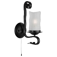 Бра Arte Lamp Scroll A7915AP-1BK - купить онлайн в интернет-магазине Люстра-Тут (Санкт-Петербург) недорого
