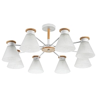 Потолочная люстра Arte Lamp Tyler A1031PL-8WH - купить онлайн в интернет-магазине Люстра-Тут (Санкт-Петербург) недорого