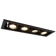 Встраиваемый светильник Arte Lamp Cardani Piccolo A5941PL-4BK - купить онлайн в интернет-магазине Люстра-Тут (Санкт-Петербург) недорого