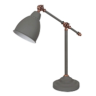 Настольная лампа Arte Lamp Braccio A2054LT-1GY - купить онлайн в интернет-магазине Люстра-Тут (Санкт-Петербург) недорого