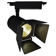 Трековый светодиодный светильник Arte Lamp Track Lights A6730PL-1BK - купить онлайн в интернет-магазине Люстра-Тут (Санкт-Петербург) недорого