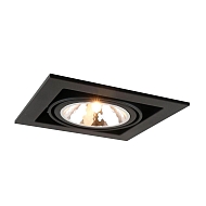 Встраиваемый светильник Arte Lamp Cardani Semplice A5949PL-1BK - купить онлайн в интернет-магазине Люстра-Тут (Санкт-Петербург) недорого