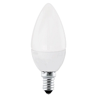 Лампа светодиодная Eglo E14 4W 3000К матовая 11421 - купить онлайн в интернет-магазине Люстра-Тут (Санкт-Петербург) недорого