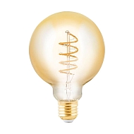Лампа светодиодная Eglo E27 4W 2000K янтарная 11877 - купить онлайн в интернет-магазине Люстра-Тут (Санкт-Петербург) недорого