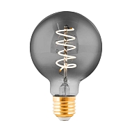 Лампа светодиодная Eglo E27 4W 2000K дымчатая 11871 - купить онлайн в интернет-магазине Люстра-Тут (Санкт-Петербург) недорого