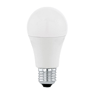 Лампа светодиодная Eglo E27 10W 3000K матовая 11477 - купить онлайн в интернет-магазине Люстра-Тут (Санкт-Петербург) недорого