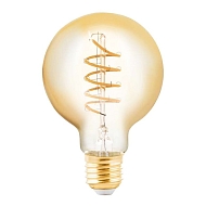 Лампа светодиодная Eglo E27 4W 2000K янтарная 11876 - купить онлайн в интернет-магазине Люстра-Тут (Санкт-Петербург) недорого