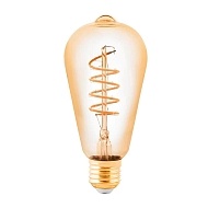 Лампа светодиодная Eglo E27 4W 2000K янтарная 11879 - купить онлайн в интернет-магазине Люстра-Тут (Санкт-Петербург) недорого