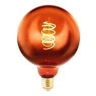 Лампа светодиодная Eglo E27 4W 2000K медная 11884 - купить онлайн в интернет-магазине Люстра-Тут (Санкт-Петербург) недорого