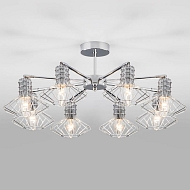 Потолочная люстра Eurosvet 70108/8 хром - купить онлайн в интернет-магазине Люстра-Тут (Санкт-Петербург) недорого