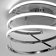 Потолочный светодиодный светильник Eurosvet Breeze 90229/3 хром Image 2