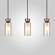 Подвесной светильник Eurosvet Amado 50115/3 черный - купить онлайн в интернет-магазине Люстра-Тут (Санкт-Петербург) недорого