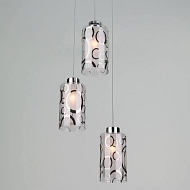 Подвесной светильник Eurosvet 50000/3 хром - купить онлайн в интернет-магазине Люстра-Тут (Санкт-Петербург) недорого