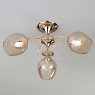 Потолочный светильник Eurosvet 30120/3 золото - купить онлайн в интернет-магазине Люстра-Тут (Санкт-Петербург) недорого