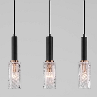 Подвесной светильник Eurosvet 50176/3 черный - купить онлайн в интернет-магазине Люстра-Тут (Санкт-Петербург) недорого