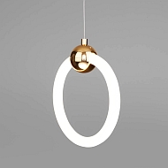 Подвесной светодиодный светильник Eurosvet Rim 90165/1 золото Image 1