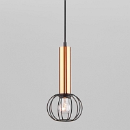 Подвесной светильник Eurosvet 50178/1 черный/бронза - купить онлайн в интернет-магазине Люстра-Тут (Санкт-Петербург) недорого